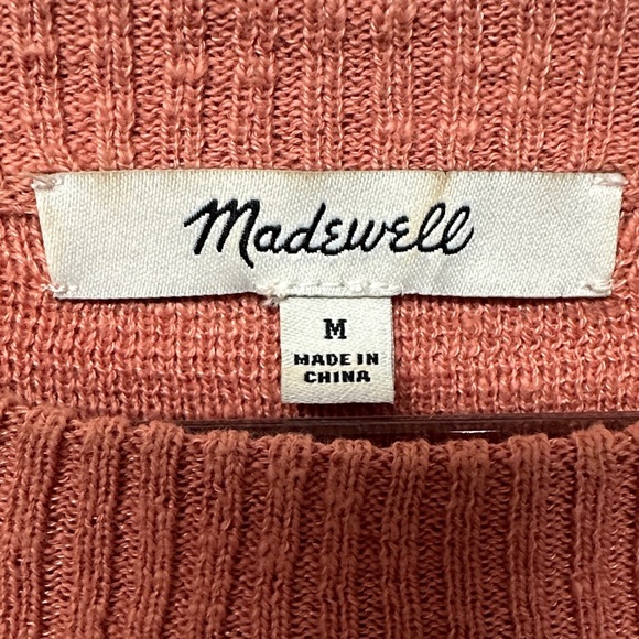 Madewell Telluride Pullover Sweater Rose Dust Women's M - Picture 3 of 5